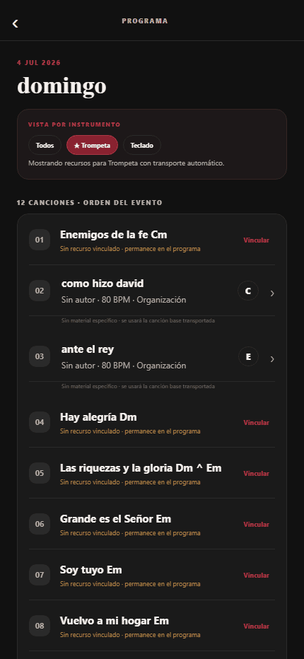 Aurelis setlist detail